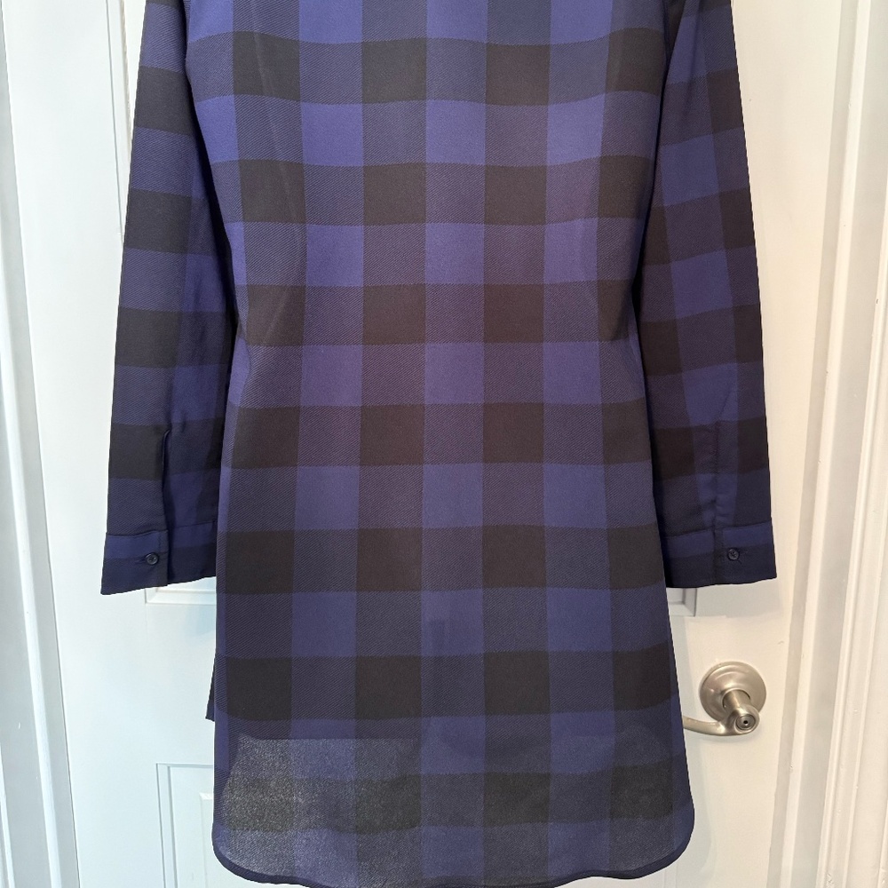 BB Dakota Buffalo Plaid Shirt Dress Long Sleeve - Picture 5 of 5